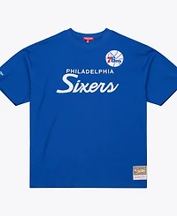 Mitchell & Ness Women's Royal Philadelphia 76ers Hardwood Classics Head Coach T-Shirt