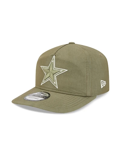 New Era Men's Olive Dallas Cowboys Nylon 19TWENTY Adjustable Hat