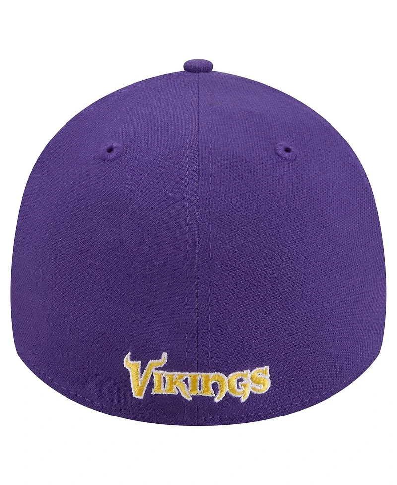 New Era Men's Purple Minnesota Vikings Core Team 39THIRTY Flex Hat