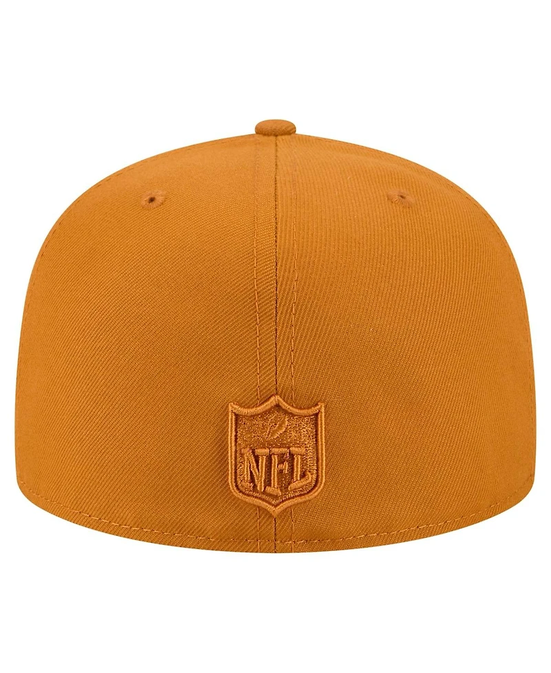 New Era Men's Brown Dallas Cowboys Color Pack A-Frame 59FIFTY Fitted Hat