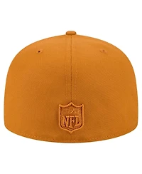 New Era Men's Brown Dallas Cowboys Color Pack A-Frame 59FIFTY Fitted Hat