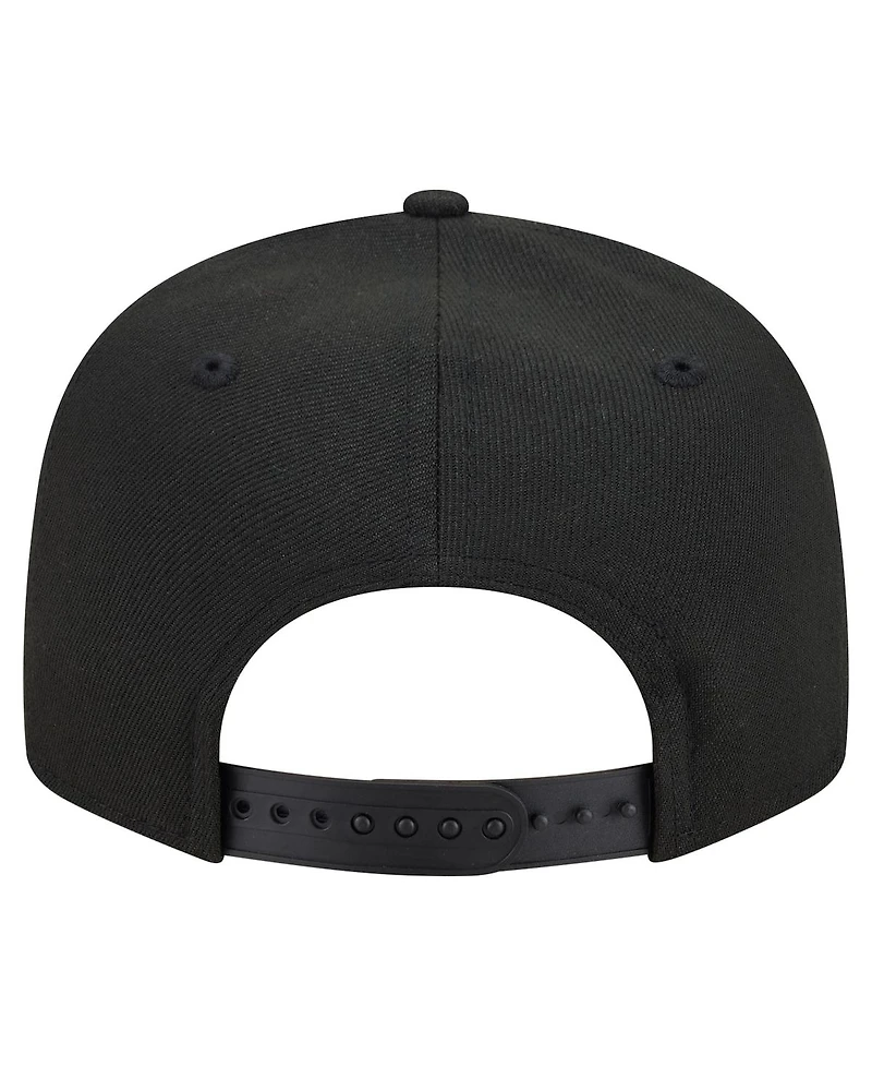 New Era Men's Black Carolina Panthers 9FIFTY Snapback Hat