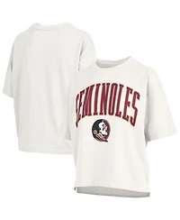 Pressbox Women's White Florida State Seminoles Nelson T-Shirt