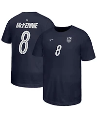 Nike Big Boys and Girls Weston McKennie Navy Usmnt Away Player Name Number T-Shirt