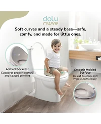 Dolu Nuve Toddler Toilet Training Seat Insert with High-Arched Backrest