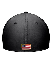 Nike Men's Black Vanderbilt Commodores Swoosh Dri-fit Flex Hat