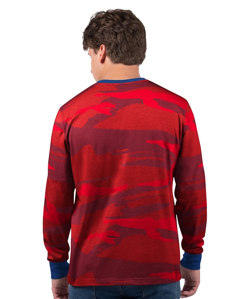 Starter Men's Red New York Giants Thursday Night Gridiron Long Sleeve T-Shirt