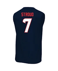 Fanatics Men's  C.j. Stroud Navy Houston Texans Big Tall Muscle Tank Top