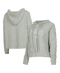 Concepts Sport Women's Gray Philadelphia 76ers Ventura Comfy Pullover Hoodie