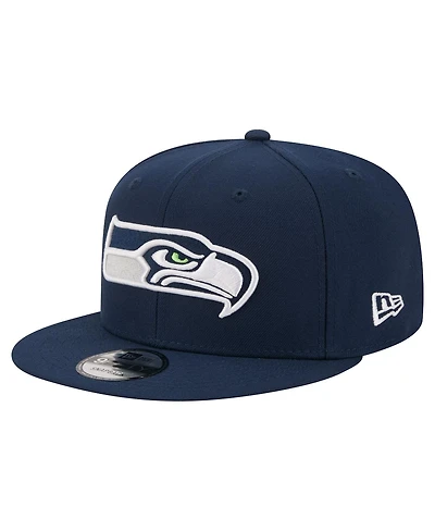 New Era Men's Navy Seattle Seahawks 9FIFTY Snapback Hat