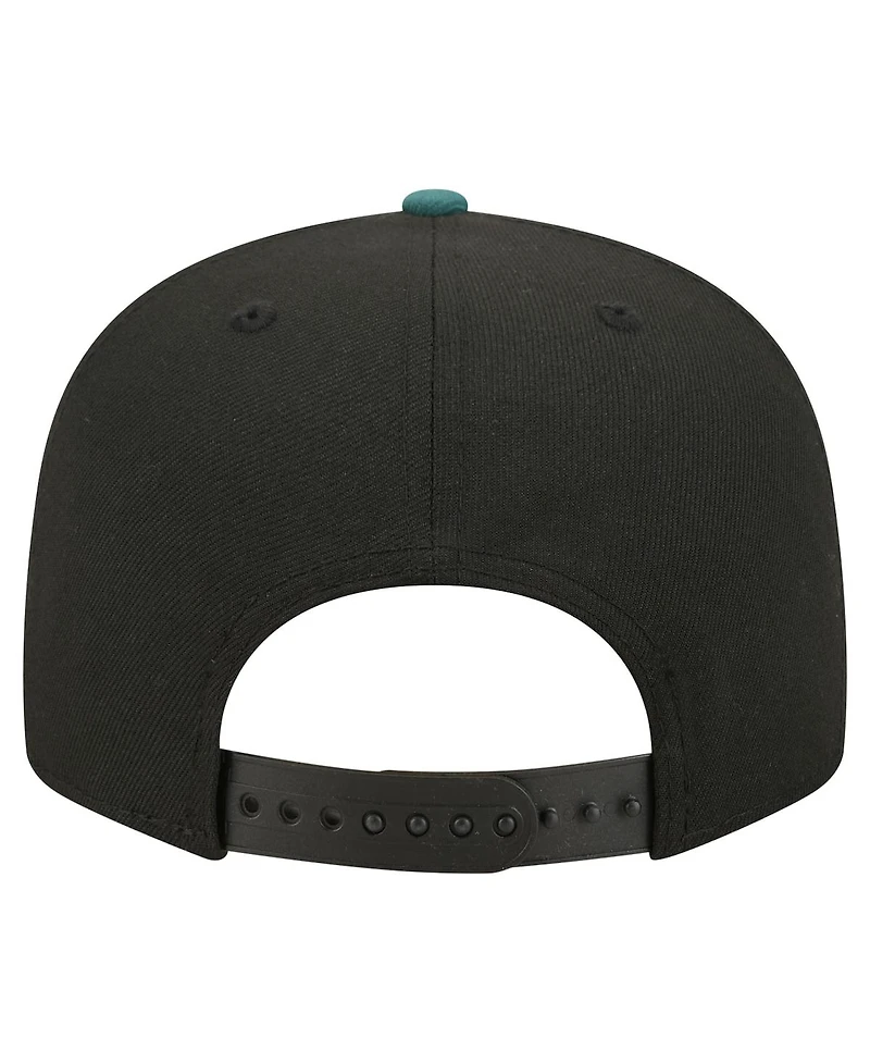 New Era Men's Black Philadelphia Eagles Core Team Script 9FIFTY Snapback Hat