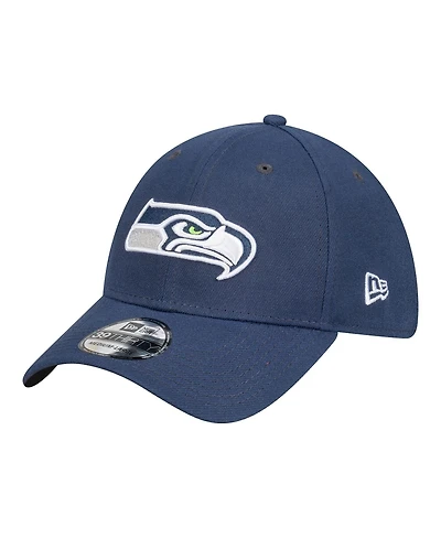 New Era Men's College Navy Seattle Seahawks Core Team 39THIRTY Flex Hat