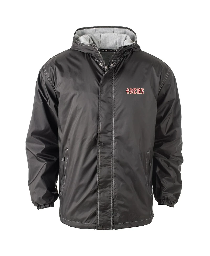 Dunbrooke Men's Black San Francisco 49ers Legacy Stadium Full-Zip Jacket