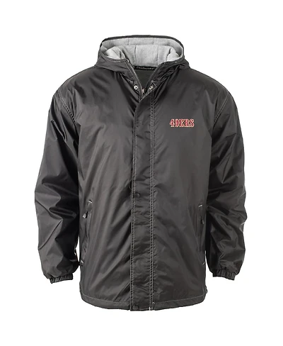 Dunbrooke Men's Black San Francisco 49ers Legacy Stadium Full-Zip Jacket