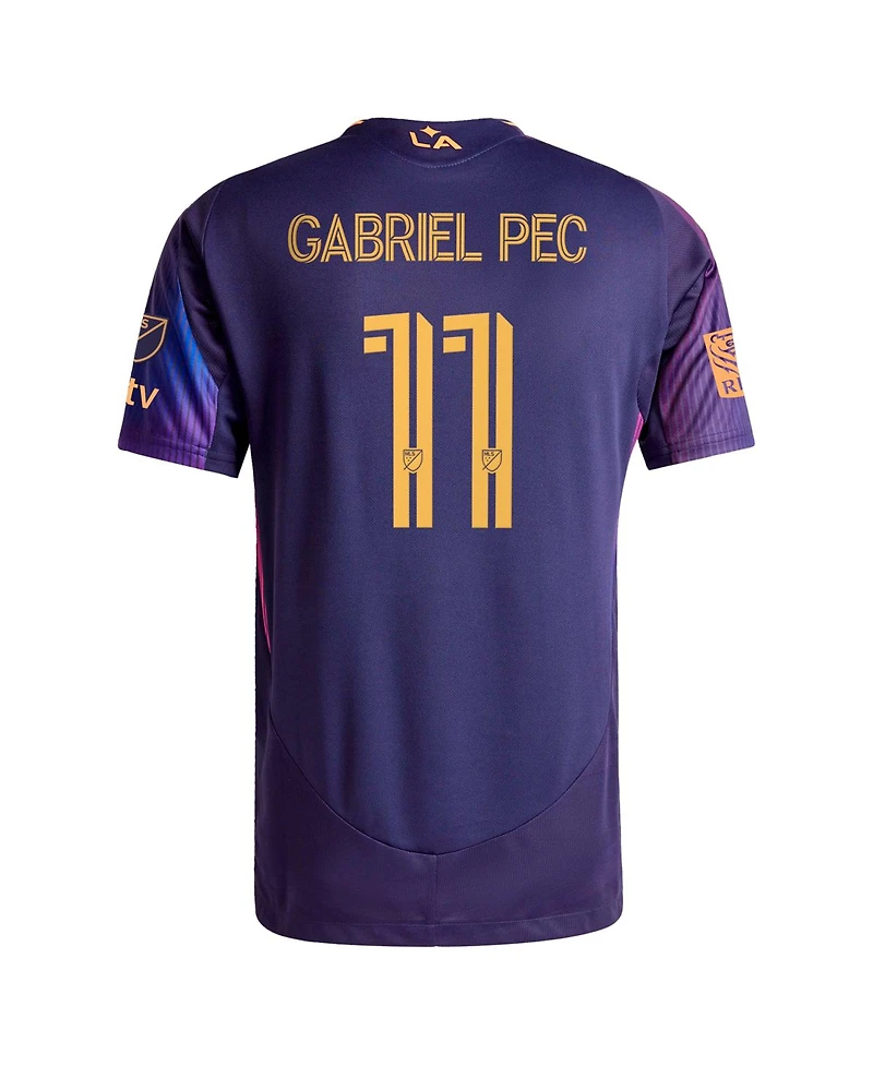 Adidas Men's Gabriel Pec Navy La Galaxy 2025 Rizon On-Field Authentic Jersey