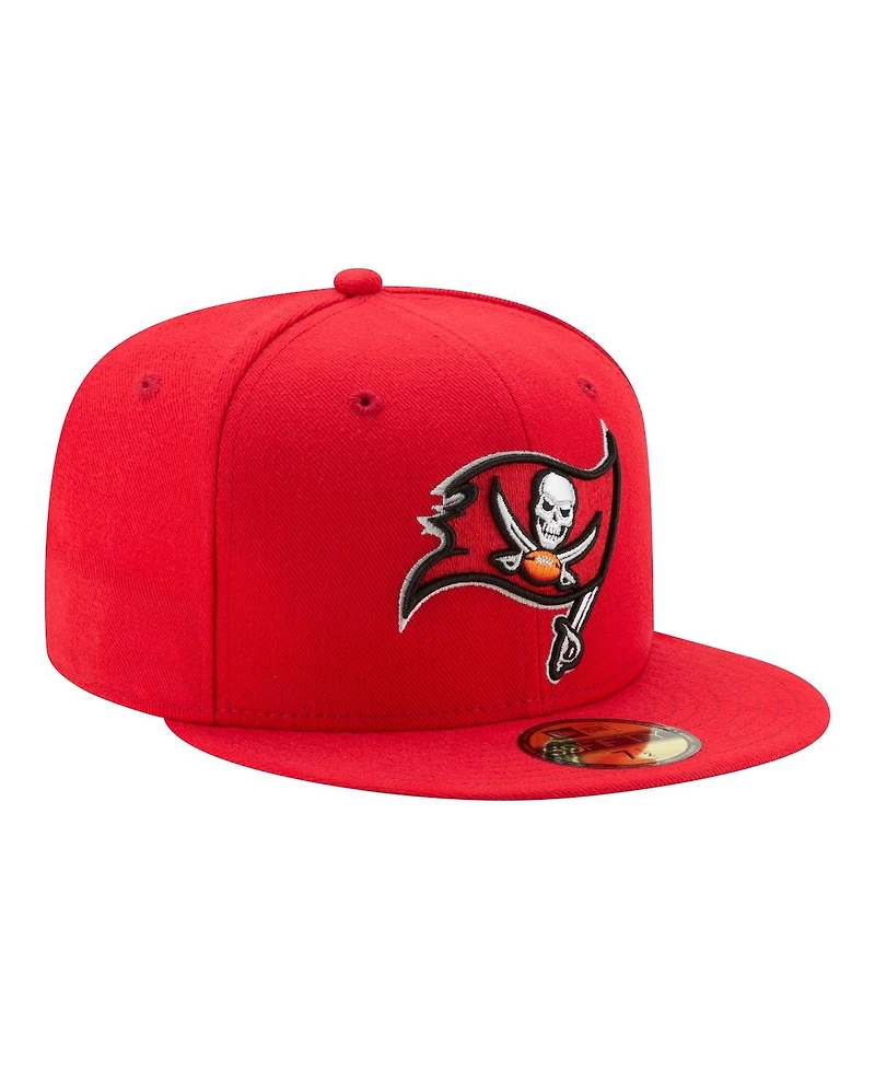 New Era Men's Red Tampa Bay Buccaneers 59FIFTY Fitted Hat