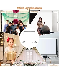 Yescom 10 Sets of 7x10 Feet Backdrop Stand Party Decoration Baby Shower Backdrop Support