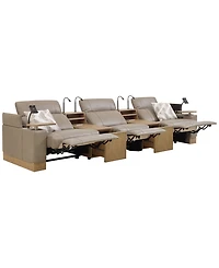 Maxyne 5-Piece Power Reclining Sofa with 2 Consoles Set