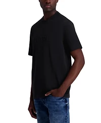 Karl Lagerfeld Paris Men's Embossed Logo Cotton T-Shirt