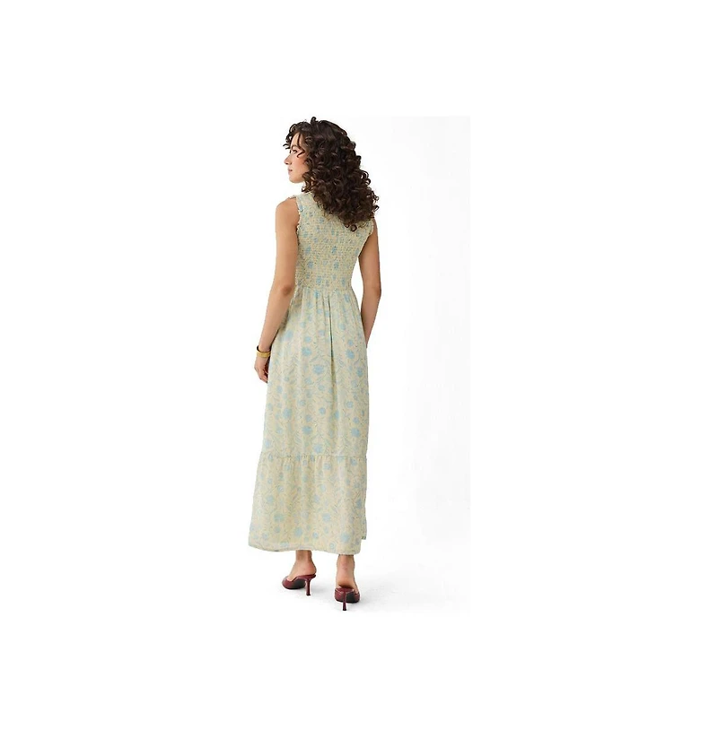 Reistor Women's Smocked Maxi Dress