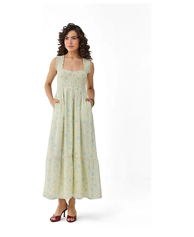 Reistor Women's Smocked Maxi Dress