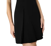 French Connection Women's Harry Sleeveless Inverted Pleat Mini Dress