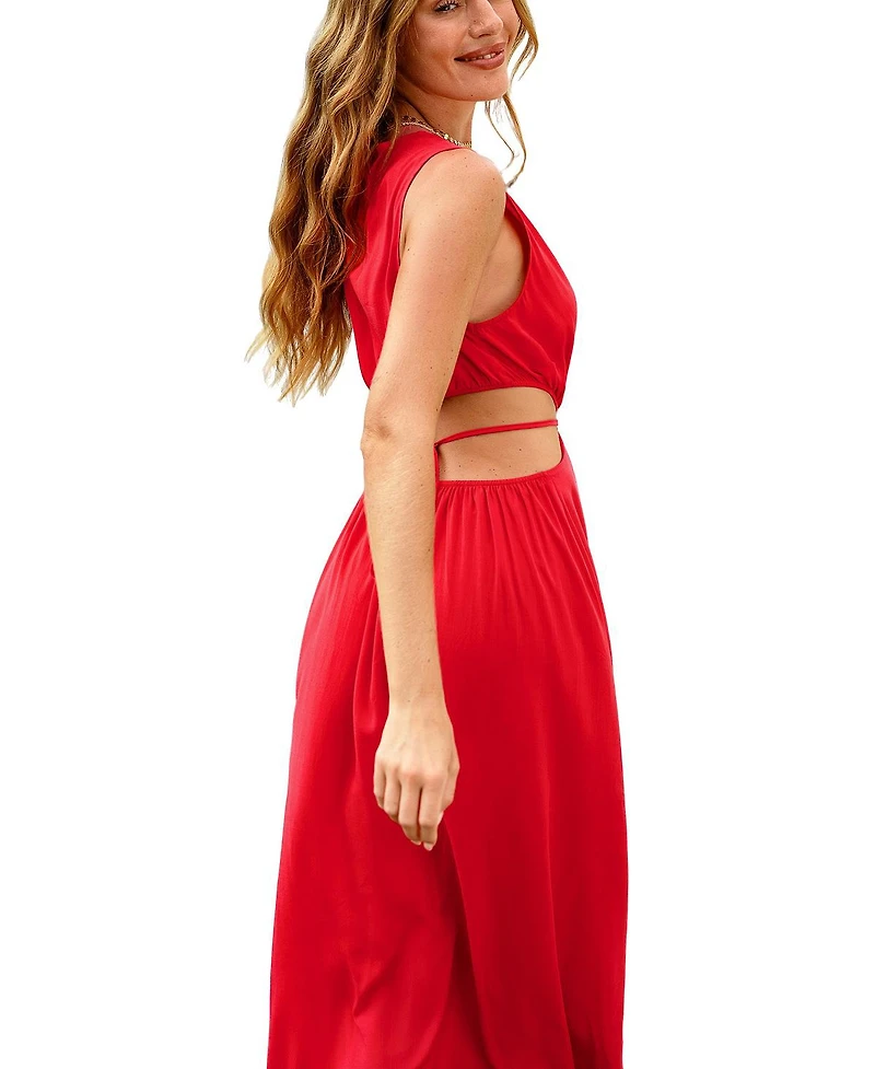 Cupshe Women's Beachside Reception Maxi Beach Dress