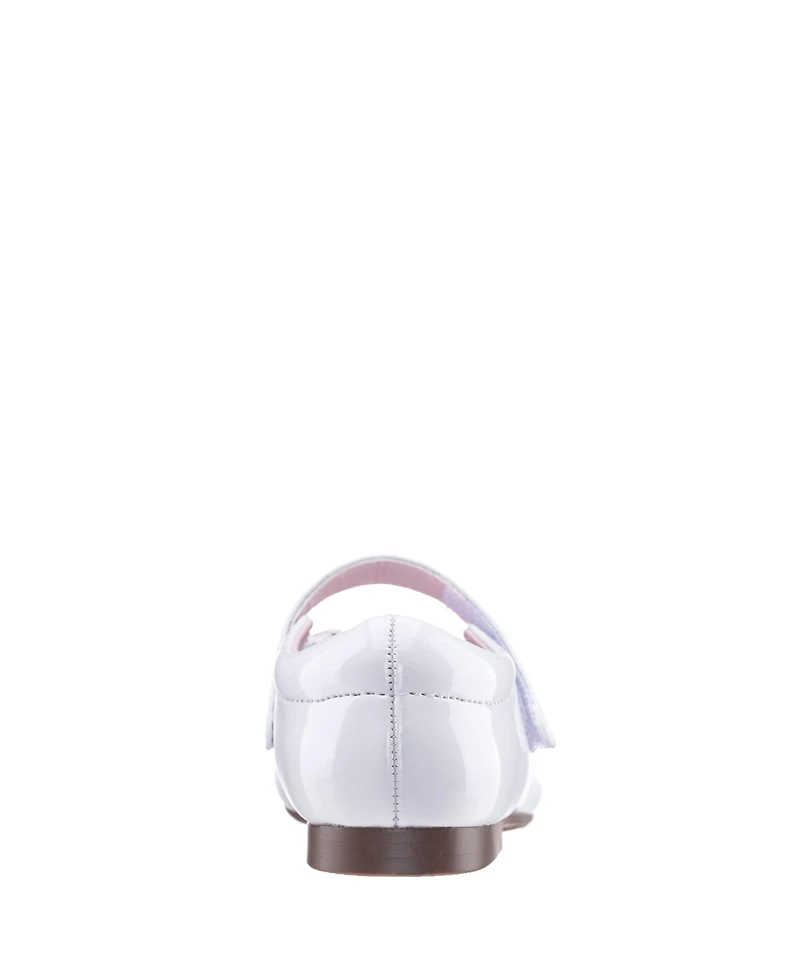 Nina Girls Emee White Patent Mary Jane Dress Shoe