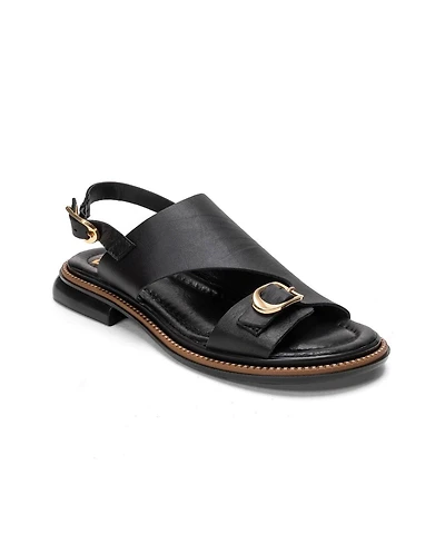 Forever & Always Shoes Women's Cruel Leather Sandal