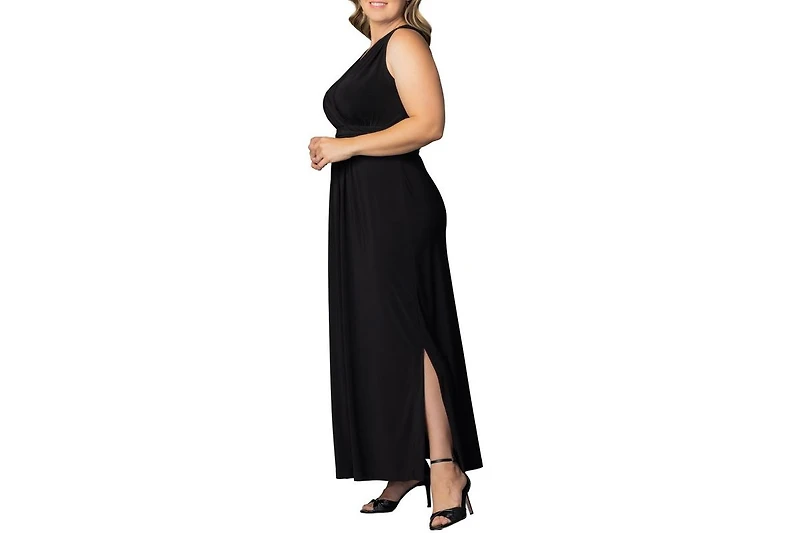 Kiyonna Women's Plus Daniela Sleeveless Maxi Dress