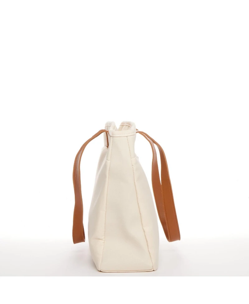 Susu Women's Canvas Laptop Tote Bag Commuter Work Bag Everyday Shoulder Purse