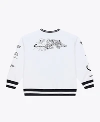 Mitchell & Ness Men's White Cincinnati Bengals Arctic Fleece Sweatshirt