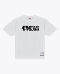 Mitchell & Ness Men's White San Francisco 49ers Monochrome T-Shirt