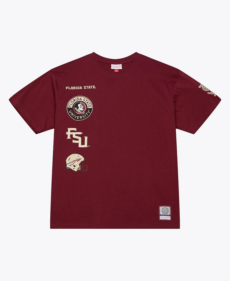 Mitchell & Ness Men's Garnet Florida State Seminoles Double Clutch Premium T-Shirt