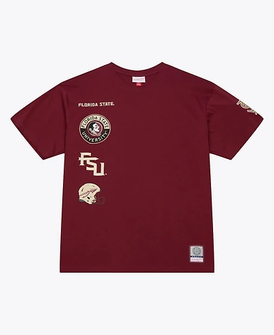 Mitchell & Ness Men's Garnet Florida State Seminoles Double Clutch Premium T-Shirt