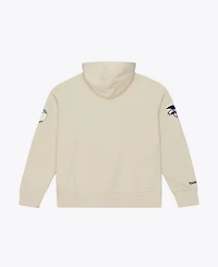 Mitchell & Ness Men's Cream Milwaukee Brewers Yacht Rock Fleece Hoodie