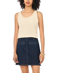 Vince Camuto Women's Cotton Scoop Neck Tank Top