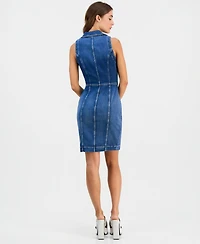 Guess Women's Destiny Denim Button Front Dress