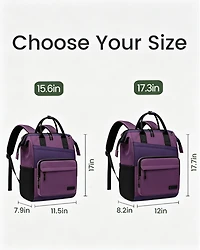 Lovevook Laptop Backpack for Women, 15.6 Inch Travel Backpack for Work College Business, Water Resistant Teacher Nurse Bag