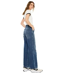 KanCan Women's Sterling High Rise 90's Wide-Leg Jeans