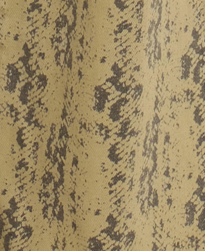 KanCan Women's Snakeskin Print Mid Rise Slim Wide-Leg Jeans