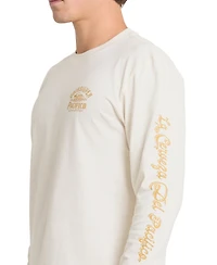 Quiksilver Men's Pacifico Signage Crewneck Long-Sleeve T-Shirt