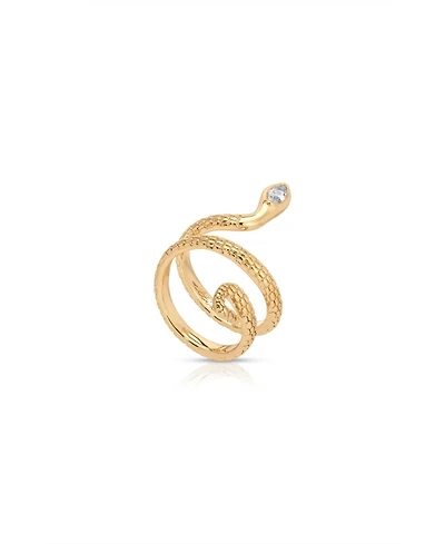 Ettika Gold-Plated Serpentina Ring
