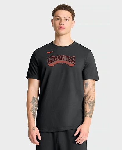 Nike Men's Black San Francisco Giants Alternate Wordmark T-Shirt
