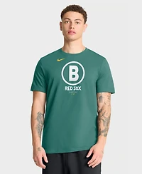 Nike Men's Green Boston Red Sox City Connect Large Logo T-Shirt