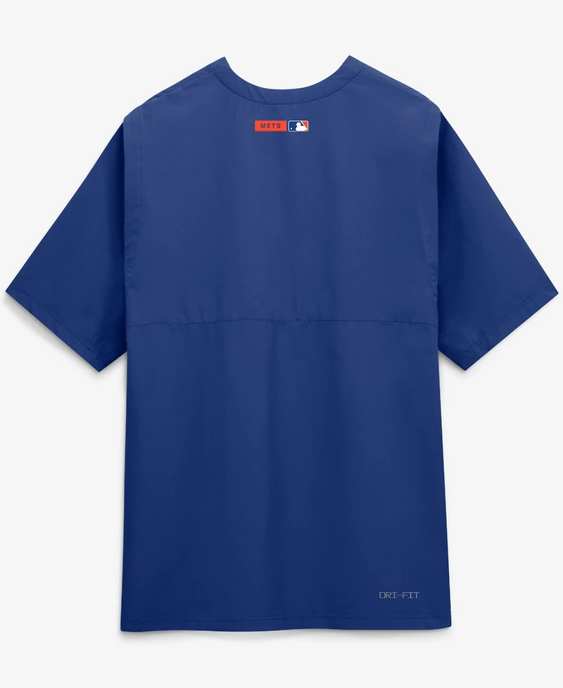 Nike Men's Royal New York Mets Authentic Collection Dri-fit Quarter-Zip Windshirt