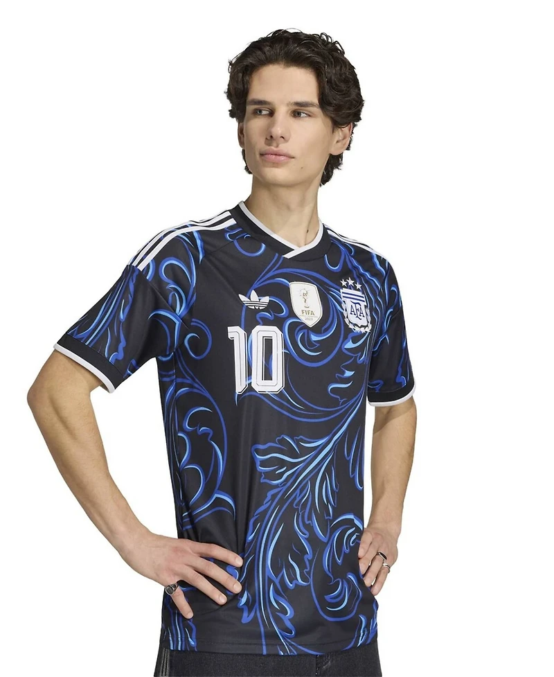 Adidas Men's Lionel Messi Black Argentina National Team 2026 Away Replica Jersey