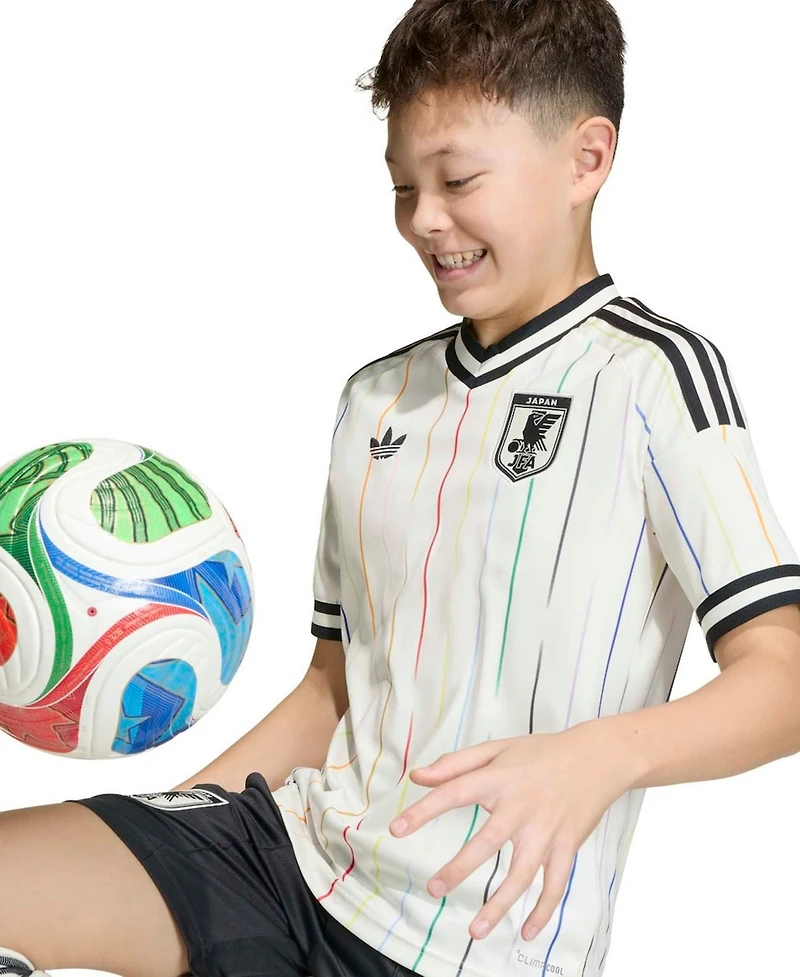 Adidas Big Boys and Girls White Japan National Team 2026 Away Replica Jersey