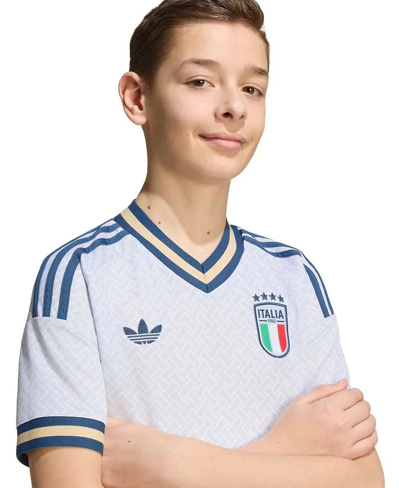 Adidas Big Boys and Girls Light Blue Italy National Team 2026 Away Replica Jersey