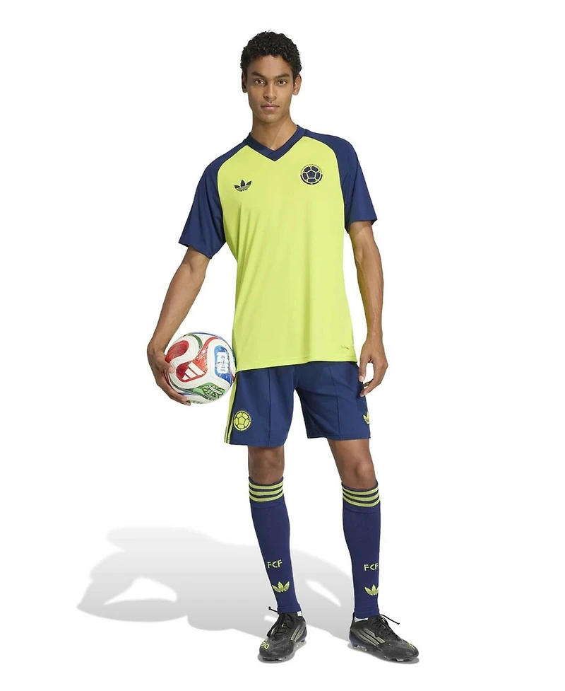 Adidas Men's Yellow Colombia National Team 2026 Pre-Match Jersey
